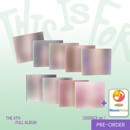 {PRE-ORDER} TWICE - The 4th Full Album [THIS IS FOR] (DIGIPACK Ver.) + MusicKorea Photocard
